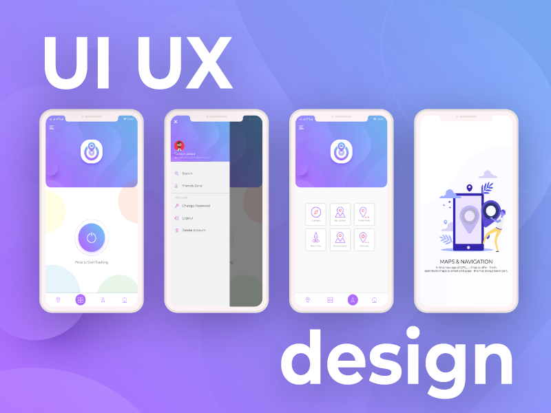 New App UI UX design illustrations vector icon application colorfull adobe gradients design ux ui app new