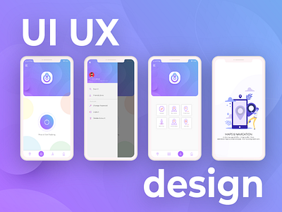 New App UI UX design adobe app application colorfull design gradients icon illustrations new ui ux vector