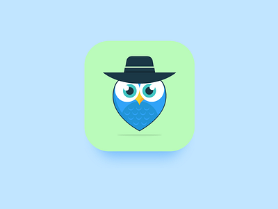 Trip Adviser App Icon! adviser app application blue cap eyes gps green hat icon publish trip