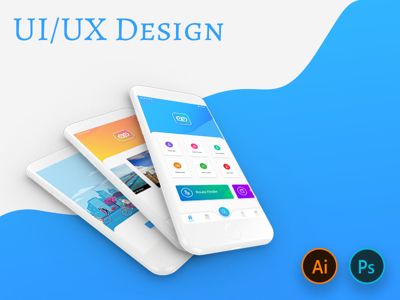 Maps & Navigation App Design gradients colors inspirations grahics uiux design uplabs dribbble gps maps navigation app
