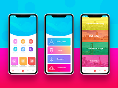 Navigation App UI/UX Design app behance design dribbble graphics header level mockups navigation uiux uplabs webdesign