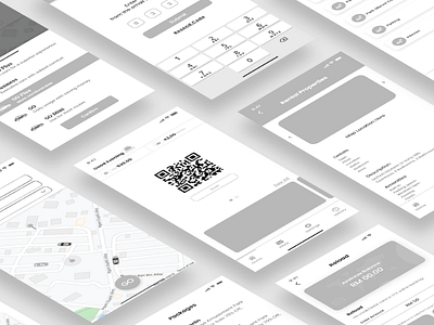 Theme Park App Wireframes Kit