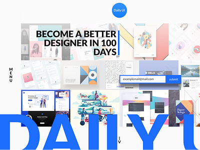 Landing page / Daily UI 003