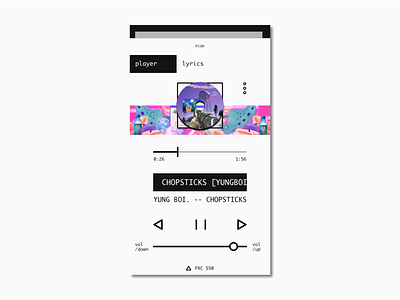 Music Player / Daily UI 009