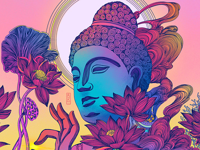 Buddha buddha creative creativeillustration illustration illustrationart