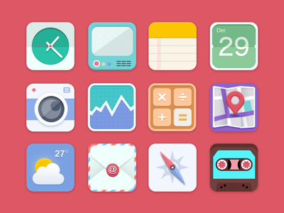 Flat - icon by Gris on Dribbble