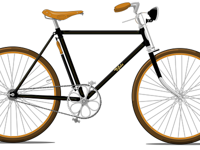 Bicycle 1926 bicycle historical oldtimer vector art