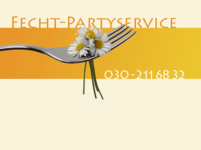 Fecht Partyservice design graphmics logo typography