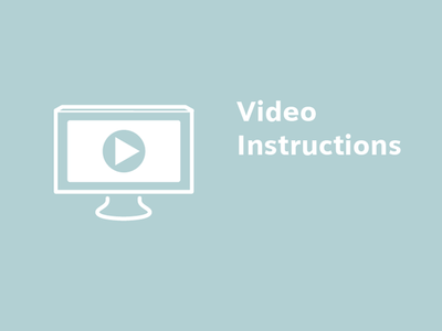 Video Instructions graphmics icons