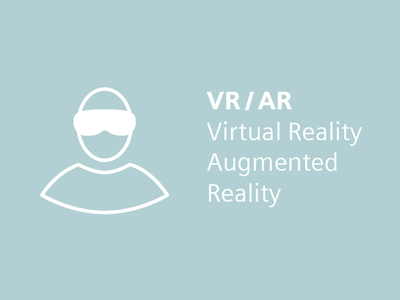 VR/ AR Virtual Reality Augmented Reality graphmics icons