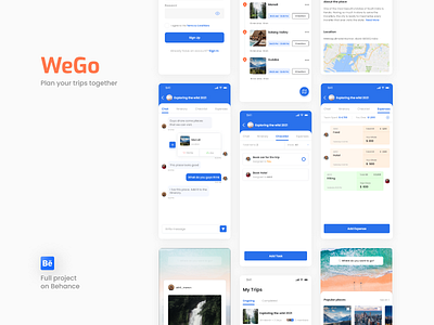 WeGo Trip Planner - UX Case Study