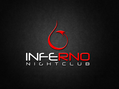 Modern night club logo design