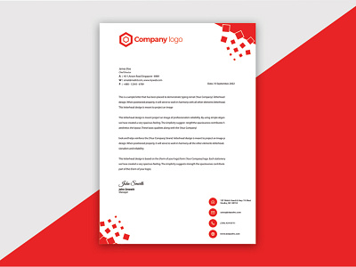 Letterhead design