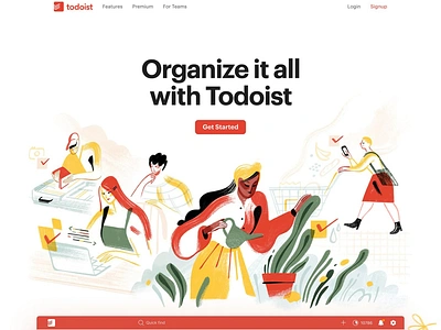 Todoist - Uxui.Monster design illustration ui ux ux ui design uxui