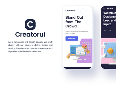 Creatorui - A Design Agency, Web App Design & Branding app design illustration interaction design ui design ux ux design ux ui design uxui web design