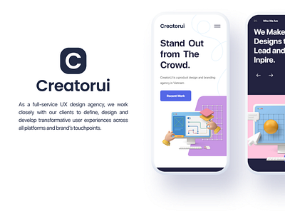 Creatorui - A Design Agency, Web App Design & Branding