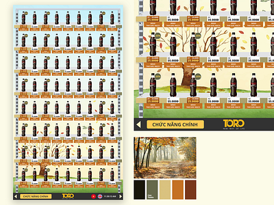 Vending Machine Interface - Autumn Version ui ux ui design uxui vending machine vending machine design