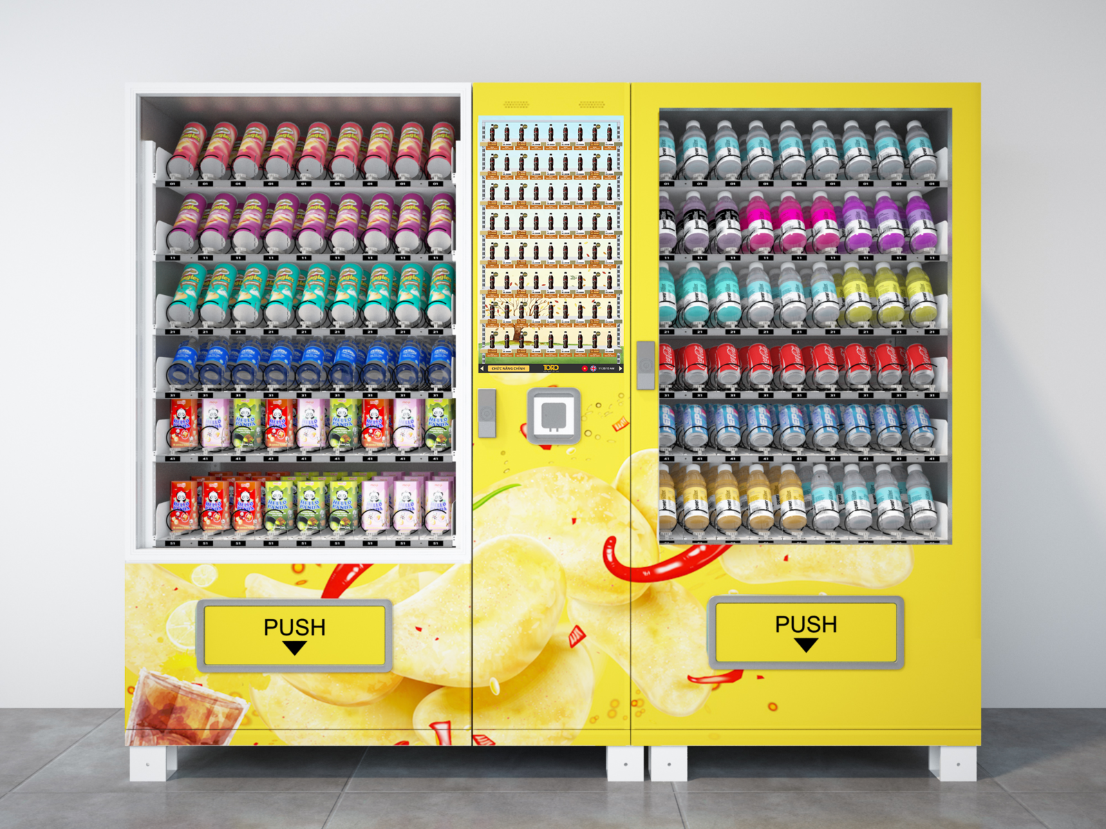 Download Mockup Vending Machine Interface Autumn Version By Uxui Monster On Dribbble