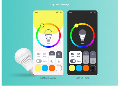 #DailyUI 007 - Settings app dailyui settings ui ux