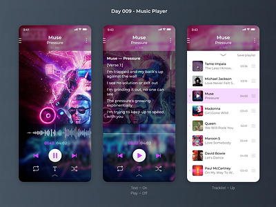 #DailyUI 009 - Music Player