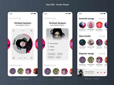 #DailyUI 009 - Music Player