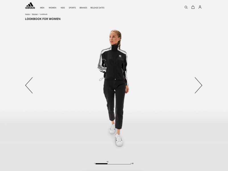 #DailyUI 012 - E-Commerce Shop (Single Item) adidas originals animation dailyui gif illustration shop ui ux