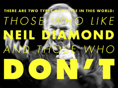 Two Types of People bill murray bmad futura movie neil diamond what about bob