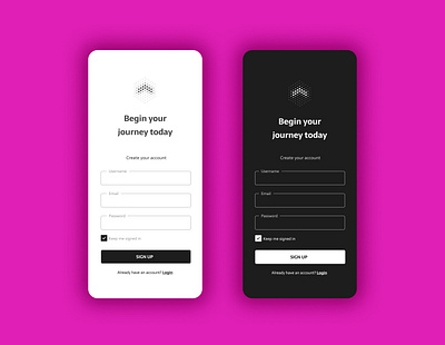 Daily UI * Day 01 * Signup daily ui figma mobile ui signup uiux