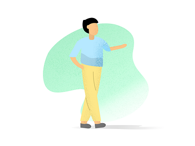 An illustration for a landing page.