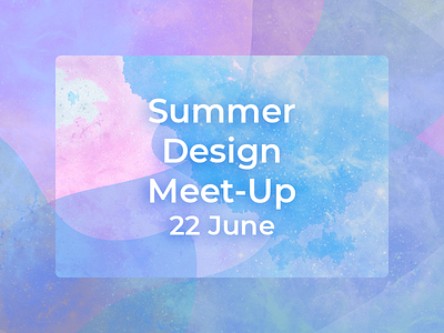 Summer Meet Up branding design dribbble meet up meetup procreate procreate art procreate brushes summer meetup