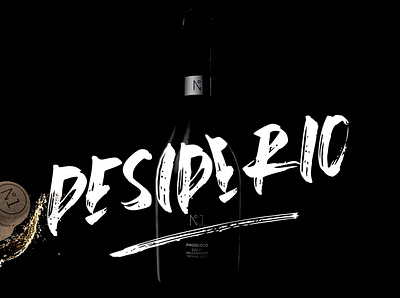 Desiderio N1 BG champagne design print prosecco wine