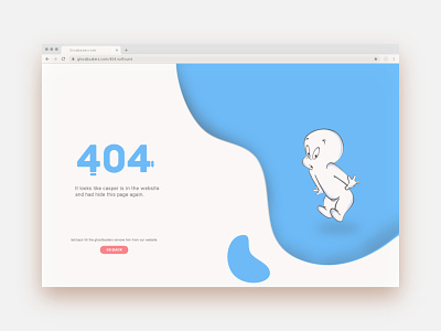 404 Casper 404 design app template web website