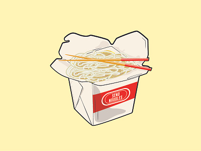 Send Noodles design illustration illustrator