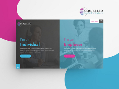 Complet-ed Web Design australia colorful freelancer krystlesvetlana logodesign melbourne responsive design webdesign wordpress