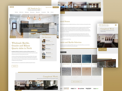 Web Design for GC Smith & Co australia krystlesvetlana melbourne modern layout web design