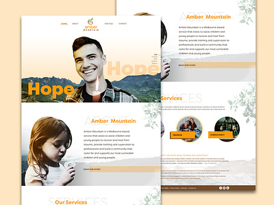 Web Design for Amber Mountain