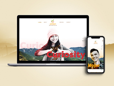 Web Design for Amber Mountain digital art freelancer web design