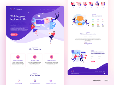 Agency Landing Page