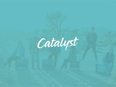 Catalyst 02 branding design flat logo typography