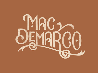 Mac Demarco design graphic design handlettering illustration lettering lettering artist typography