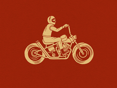 Stay Cruisin' bike illustration hand drawn hand drawn logo illustration illustration digital moto logo motorcycle vintage illustration vintage logo