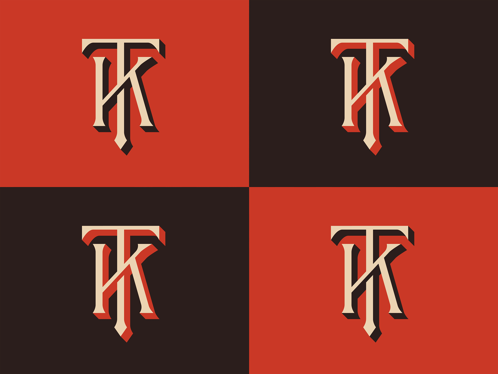 TK Monogram branding design design graphic design illustration illustrator lettering artist logo logo design logotype modern logo modern monogram monogram monogram design monogram logo type art type logo typographic typography