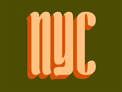 🍎NYC 🍎 design handlettering illustration lettering lettering artist new york new york city nyc type art typedesign typography vector
