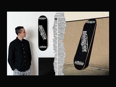 Woodside Skateboard design graphicdesign illustration lettering lettering artist logo design logodesign logotype skateboard skateboard graphics skateboard logo skateboarding type art type logo typedesign typography