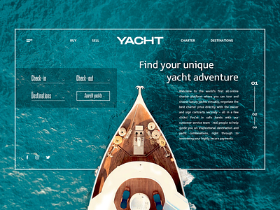 Yacht Webdesign