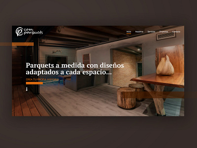 UI for wood crafters in Barcelona design ui ux web website
