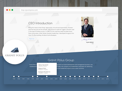 Granit Polus Website Redesign