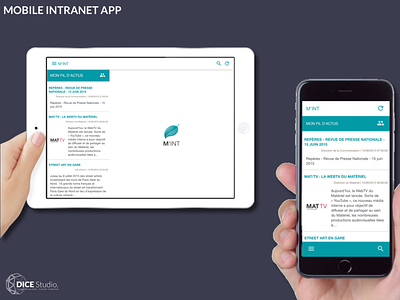 Mobile Intranet App (2015) android angularjs ios material design sketching ui ux