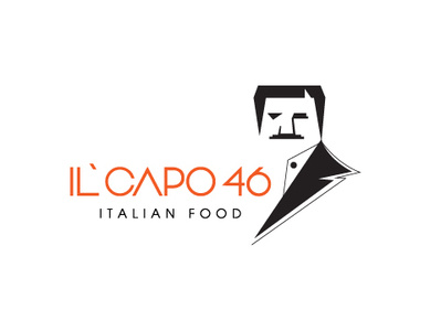 Il Capo logo design option 2 brand and identity branding concept design flat graphicdesign icon italian italian restaurant layer logo logo 2d logo a day typography vector
