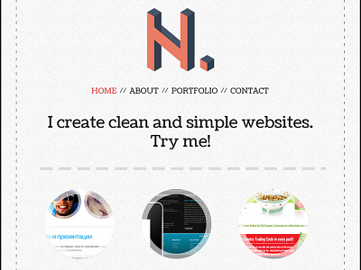 Portfolio Website clean css html minimal personal portfolio responsive simple typography website